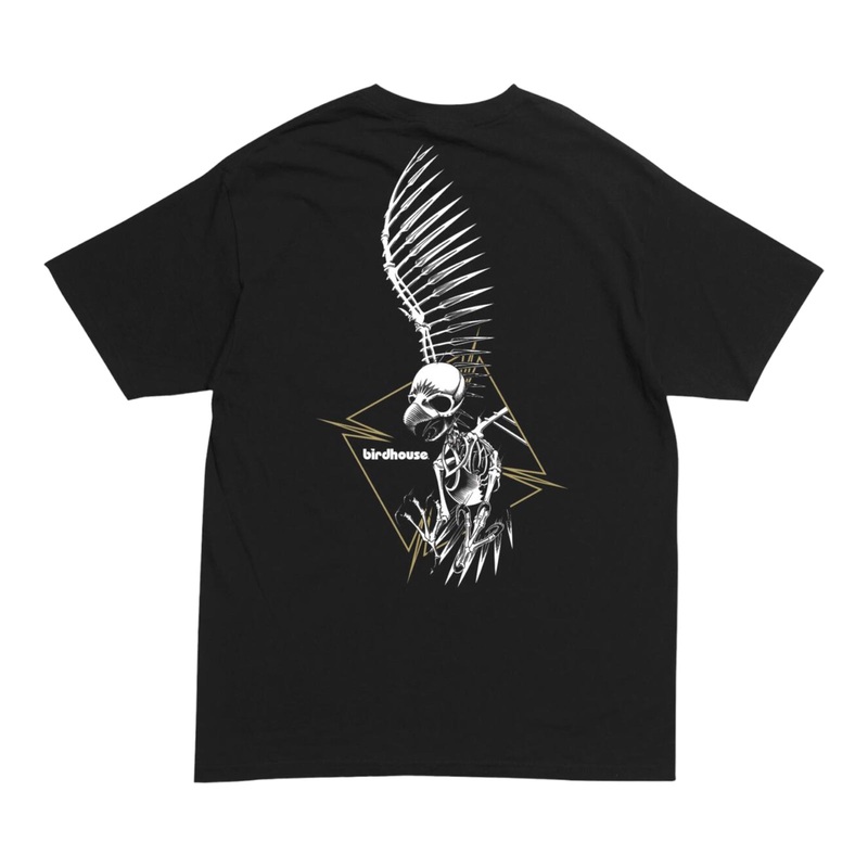 Birdhouse Full Skull Black T Shirt M