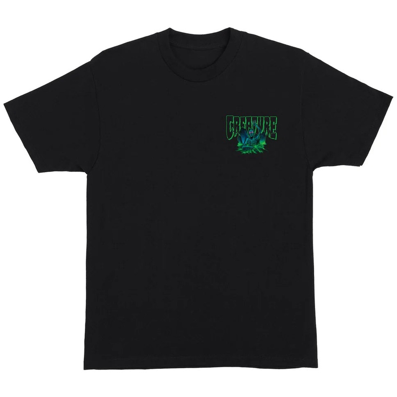 Creature Skateboards Hellbound T Shirt Black Medium