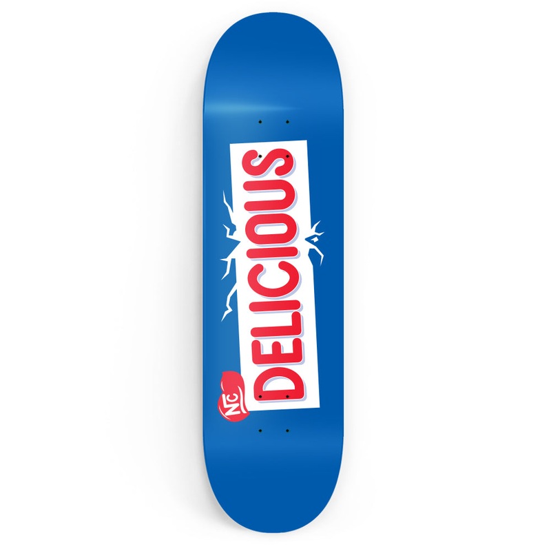 Edible Concrete Delicious Candy Bar Series Deck 8.12 in 8.12 in