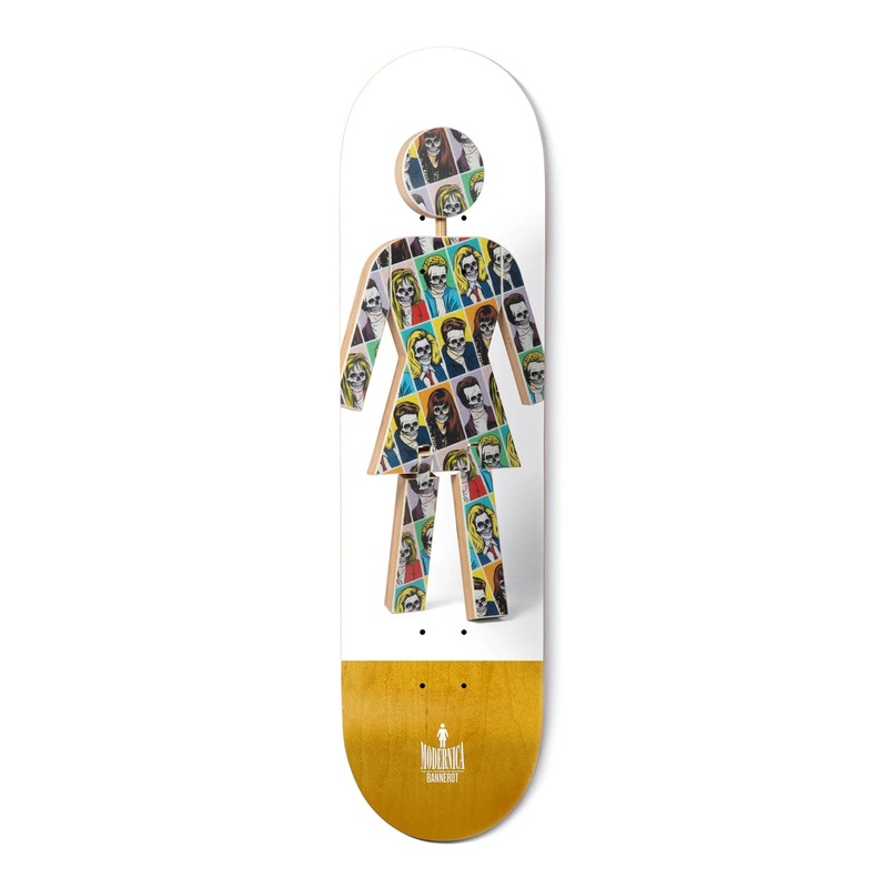 Girl – 8.25″ Modernica OG Simon Bannerot Deck – Yellow 8.25″