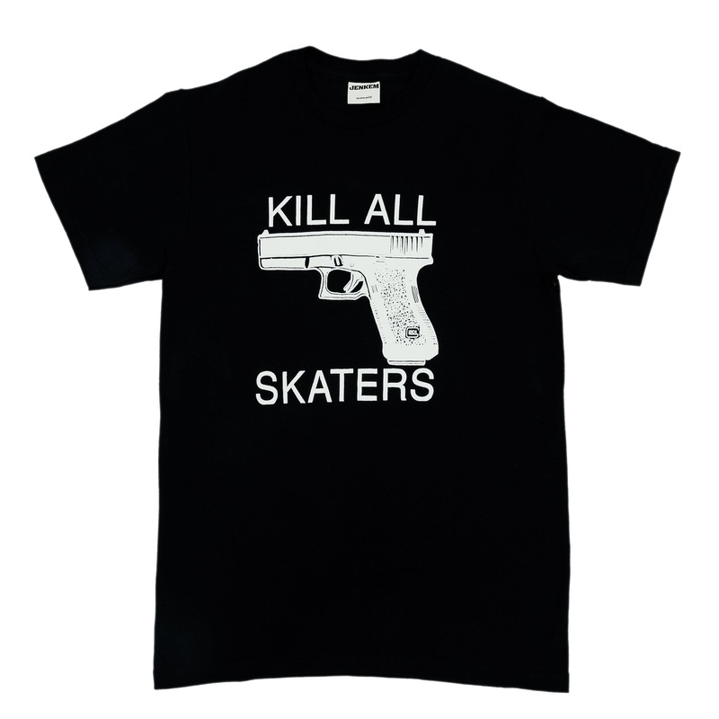 Jenkem Mag Kill All Skaters Tee Black M