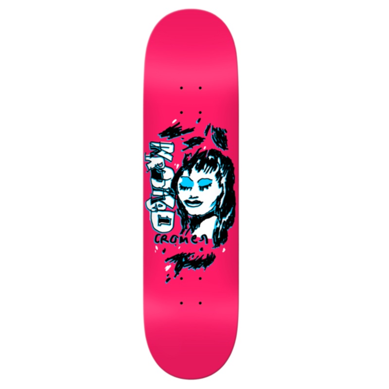 Krooked Skateboards “Brad Cromer- Pink and Blue” 8.06″ Deck