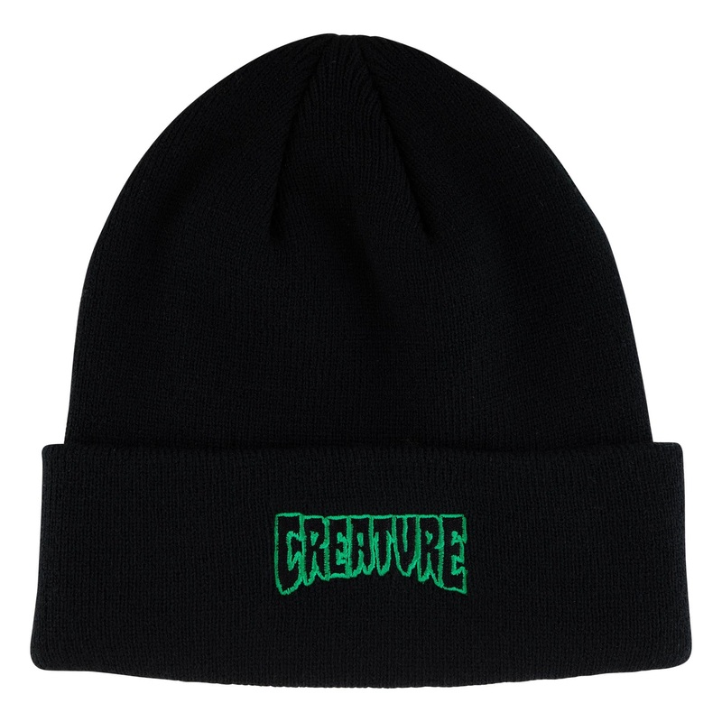 Logo Outline Creature Beanie Black OS
