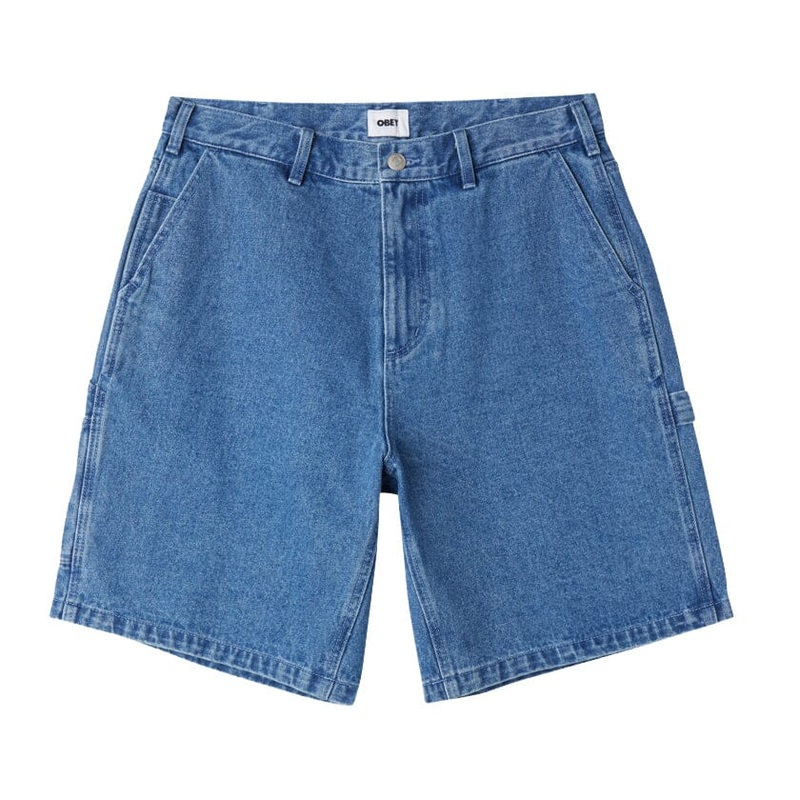 Obey Bigwig Baggy Denim Short Light Indigo 28