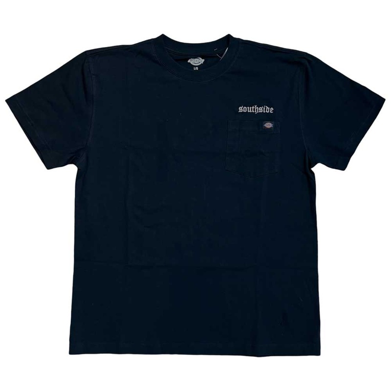 Old English Black Southside x Dickies Skateboarding Tee Embroidered SM