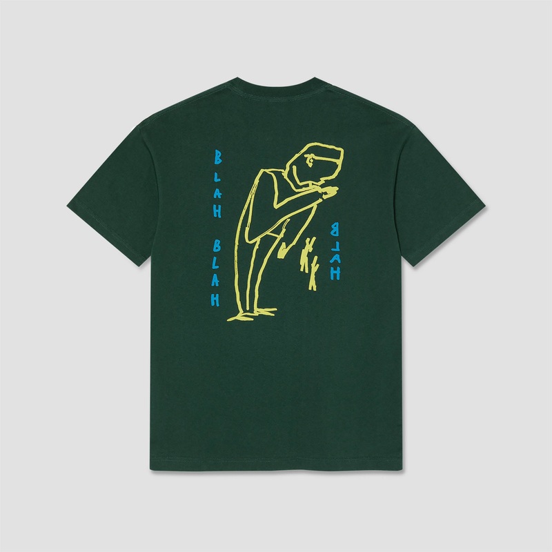 Polar Blah Blah Blah T-Shirt Dark Green X-Small