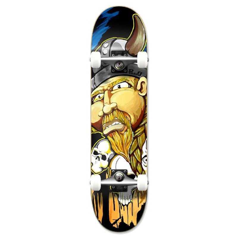 Punked Graphic Viking Complete Skateboard Complete
