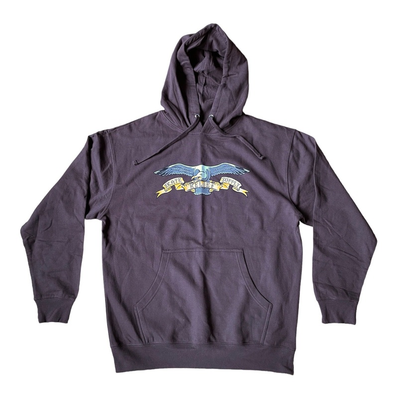 RELIEF SEAGULL HOODIE BROWN S