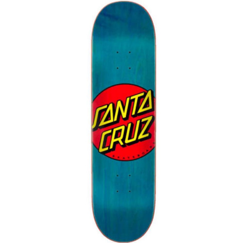 Santa Cruz Classic Dot Skateboard Deck Blue 8.5″ 8.5″
