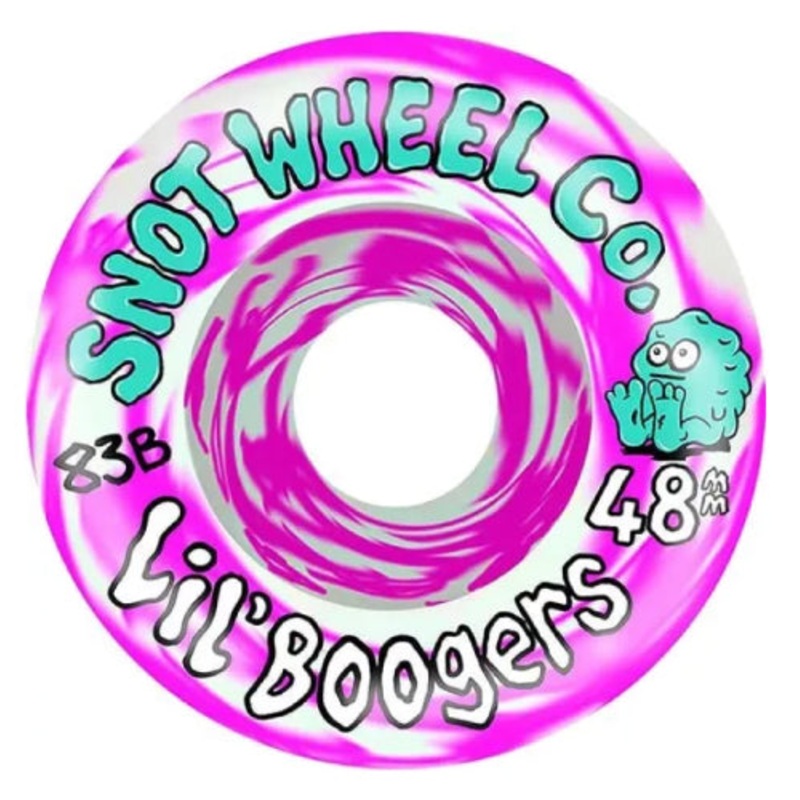 Snot Lil’ Boogers Wheels Pink/White Swirl 48MM 83B/103A 48mm