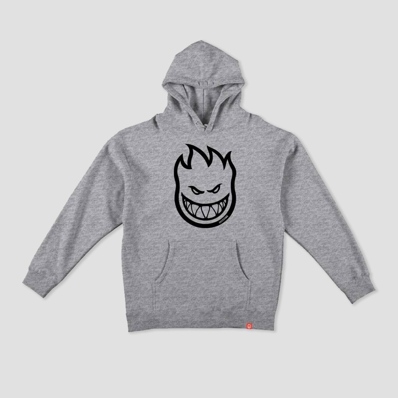 Spitfire Bighead Hood Heather Grey / Black Small