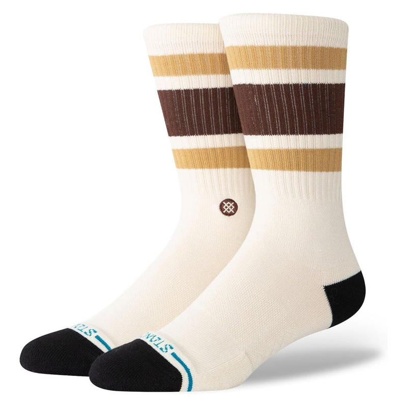 Stance Boyd ST Dark Brown Crew Socks Dark Brown Large