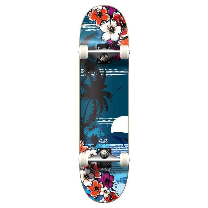 Yocaher Graphic Complete 7.75″ Skateboard – Tropical Night Complete