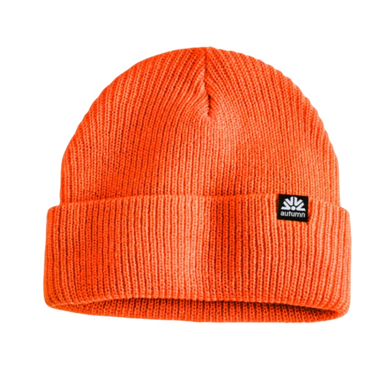 Autumn Simple Beanie Safety Orange