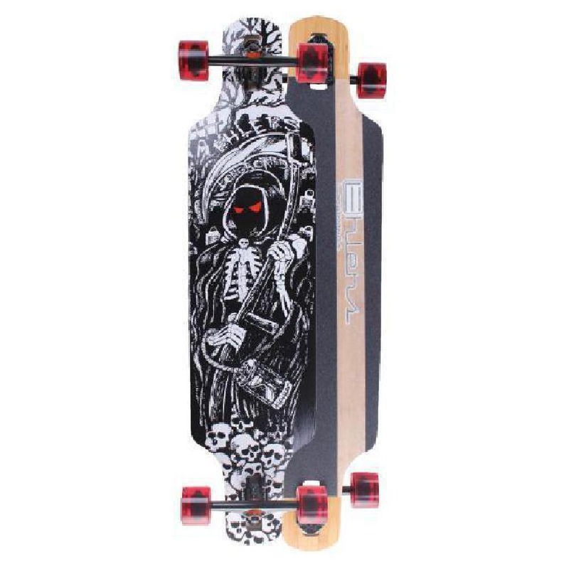 Bamboo Drop Through Bone Collector 40″ Longboard Complete