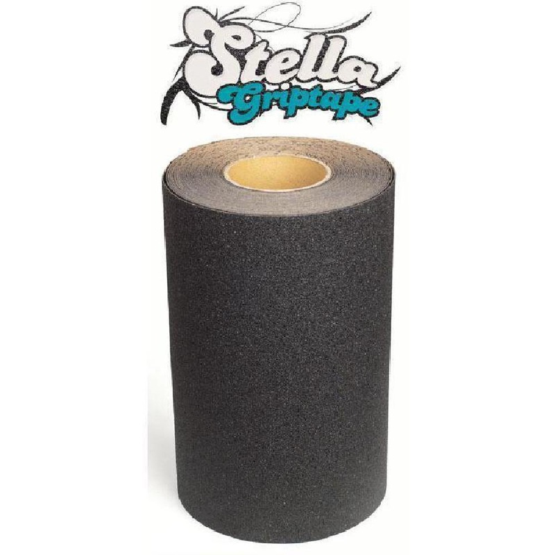 Black Stella Coarse Longboard Skateboard Griptape Roll