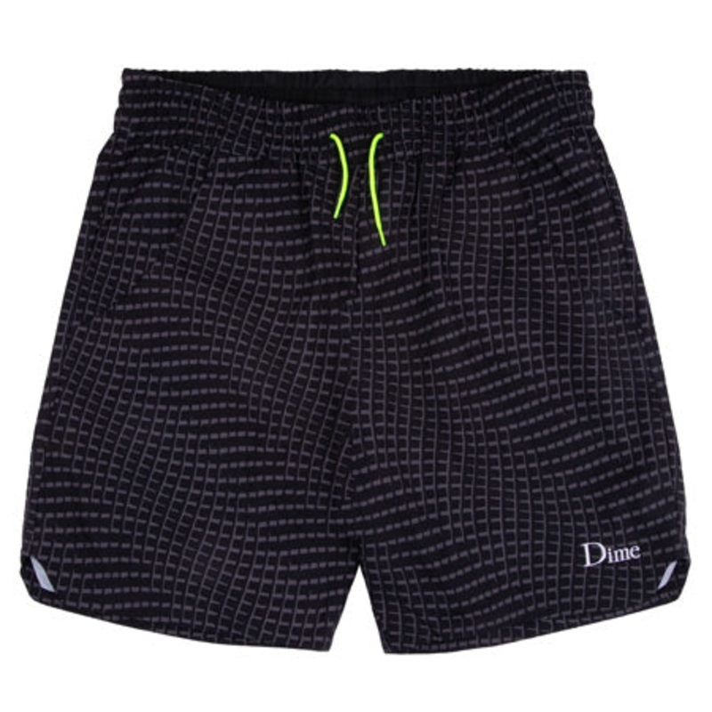 Dime Warp Shorts Black Large