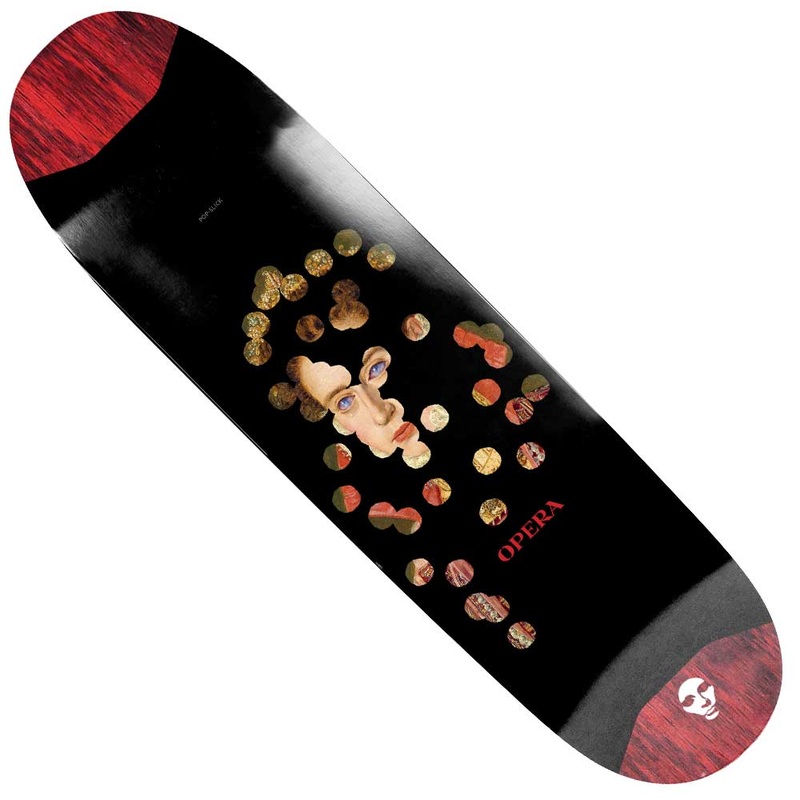 Dot ex7 8.5×31.75 Pop Slick Opera Deck Black Red