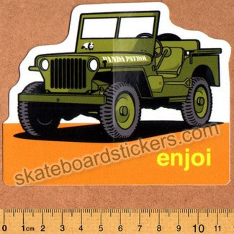 Enjoi Panda Patrol Skateboard Sticker