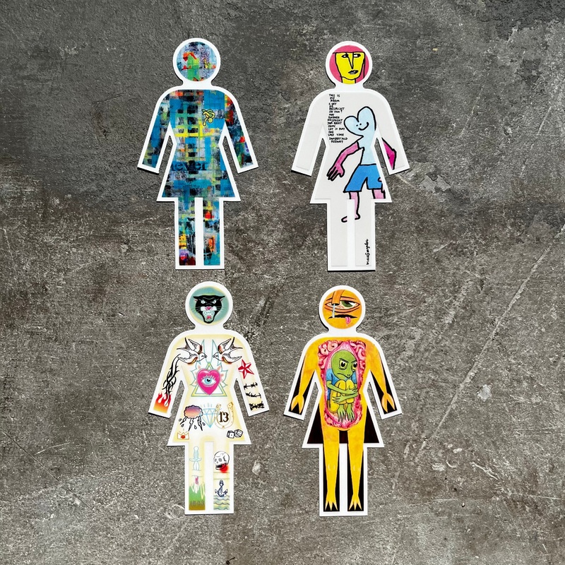 Girl Skateboards – Assorted Modernica Sticker