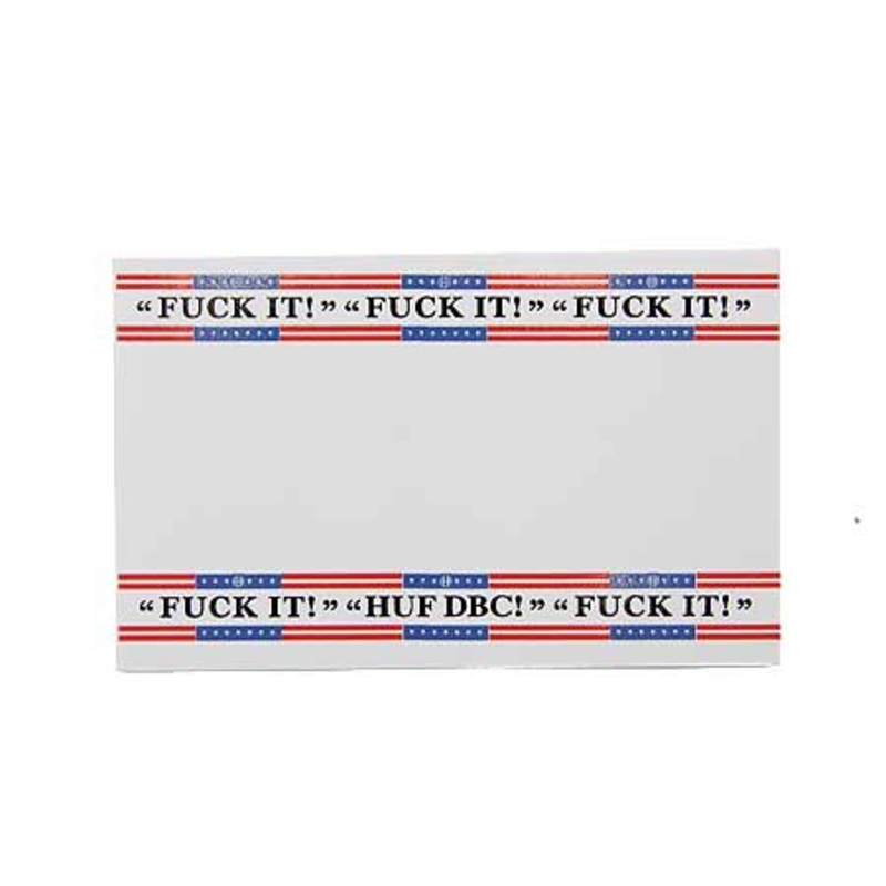 HUF Fuck It Sticker N/A N/A
