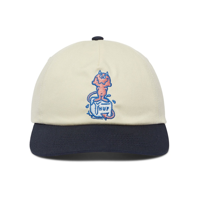 HUF Melt 5-Panel Snap-Back Hat Natural One Size Fits All