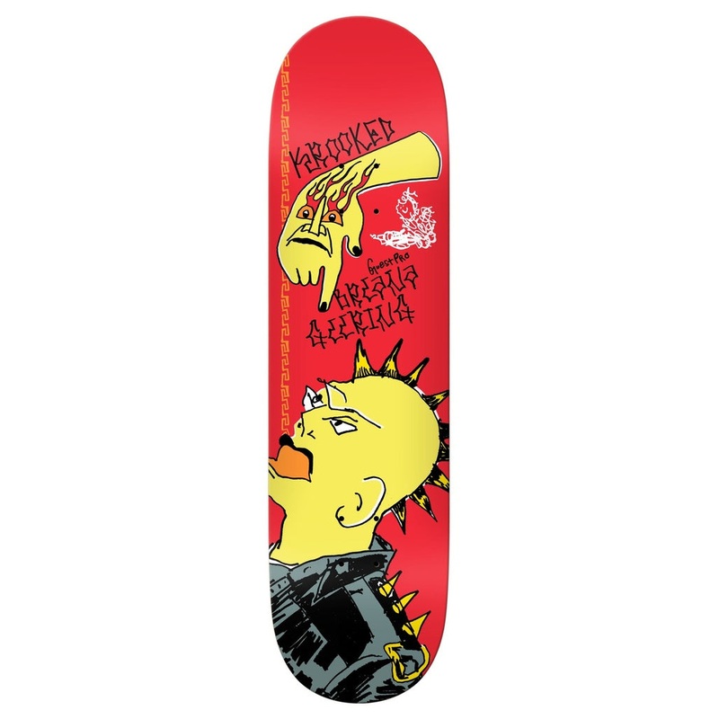 Krooked Geering Guest Punx True Fit 8.5″ Skateboard Deck