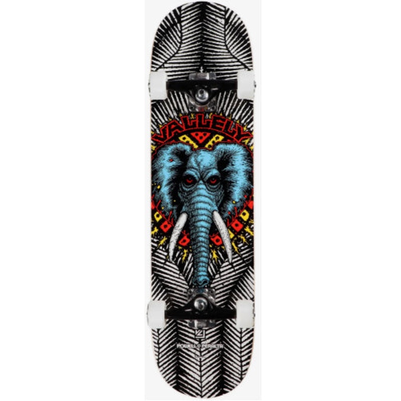 Powell Peralta Vallely Elephant Complete Skateboard White 8.0″ 8.0″