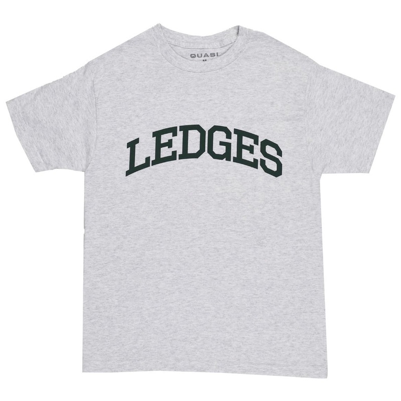Quasi Ledges T Shirt Ash Small
