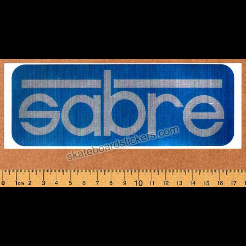 Sabre Skateboard Sticker