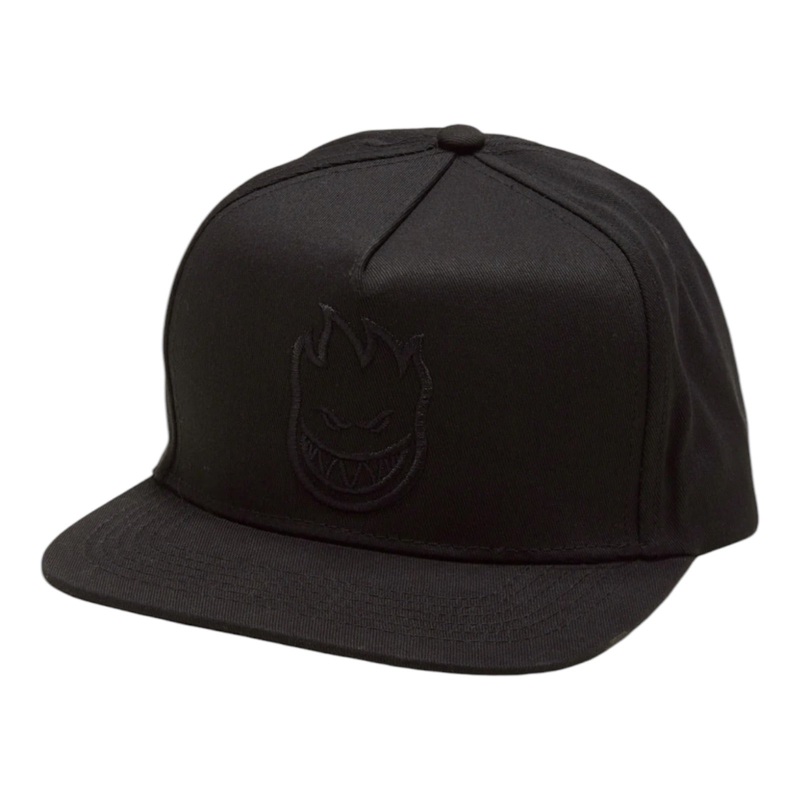 Spitfire Bighead Adjustable Snapback Hat Black/Black OS