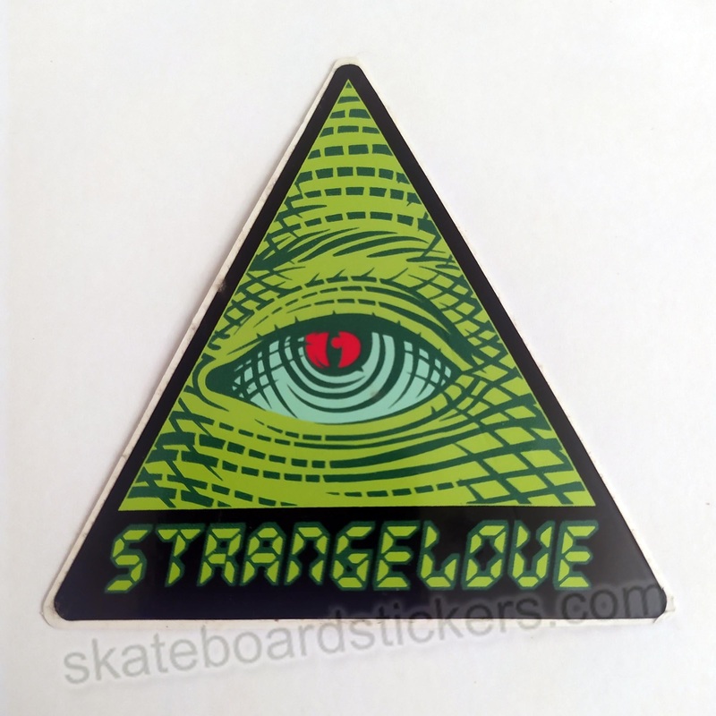 StrangeLove “Green Eye” Skateboard Sticker