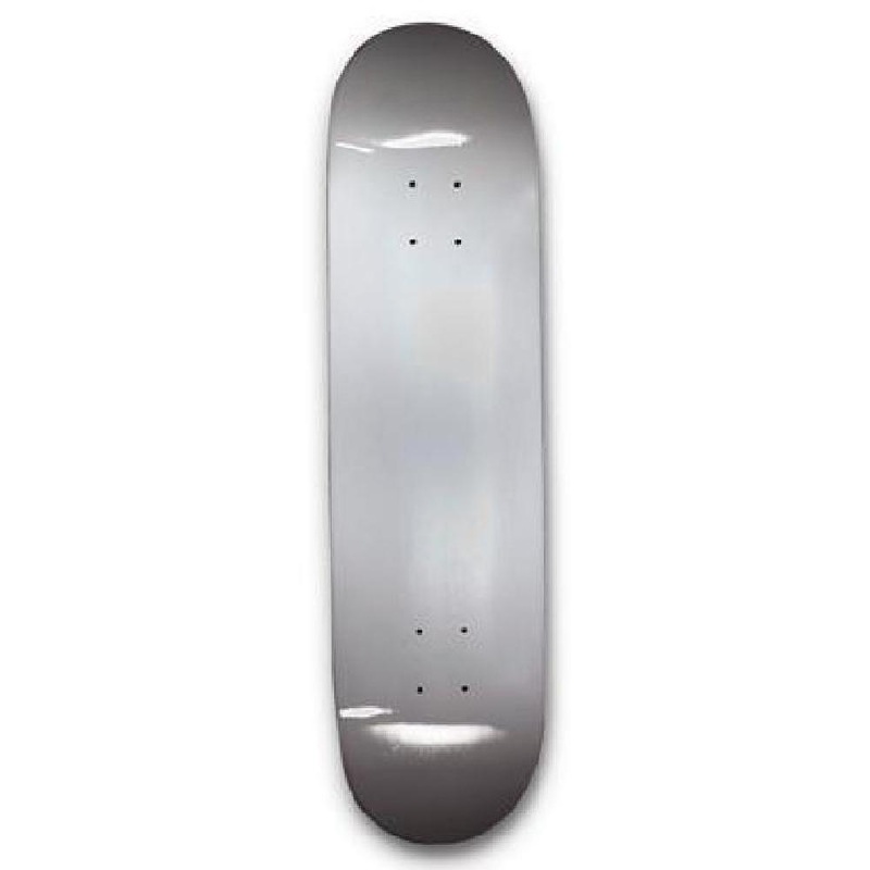Titanium colored Skateboard Deck – Blank Dipped Deck – 31″