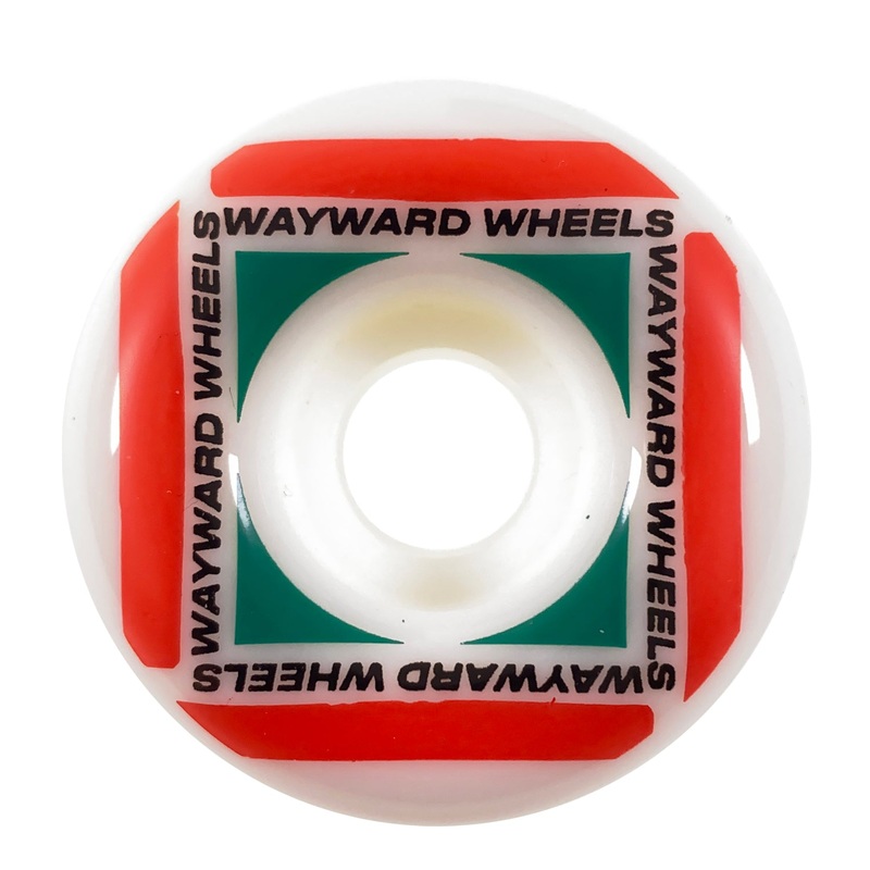 Wayward Wheels – 51mm – Waypoint Wheel – White / Red