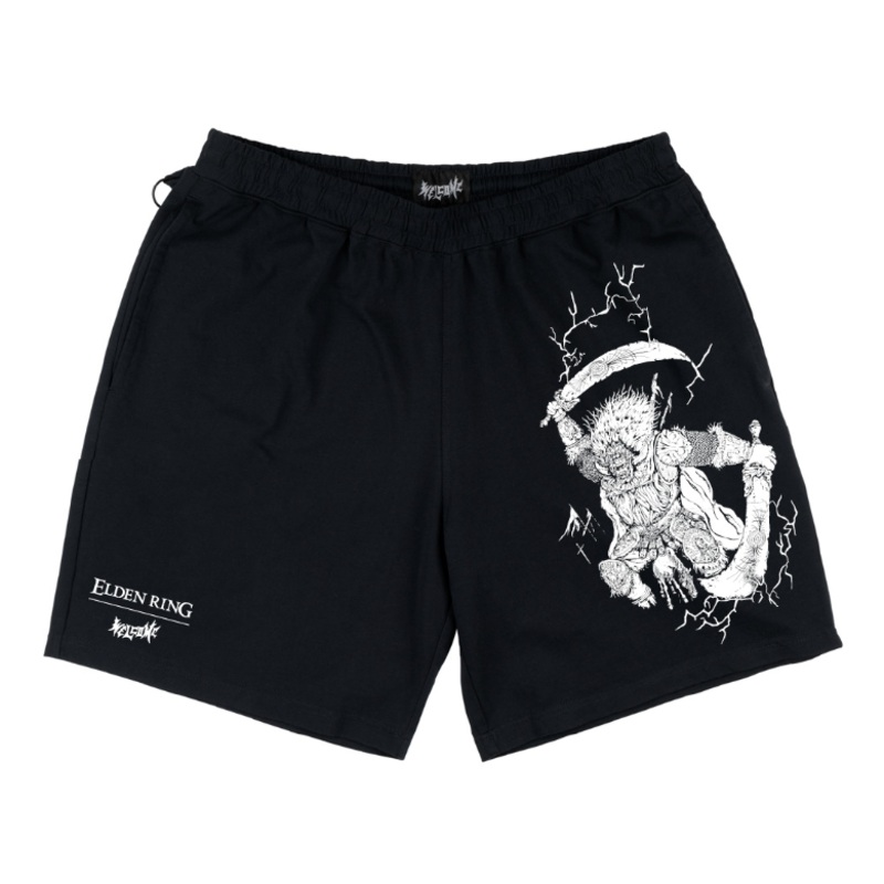 Welcome Elden Ring Radahn Jersey Shorts – Black X-Small Black
