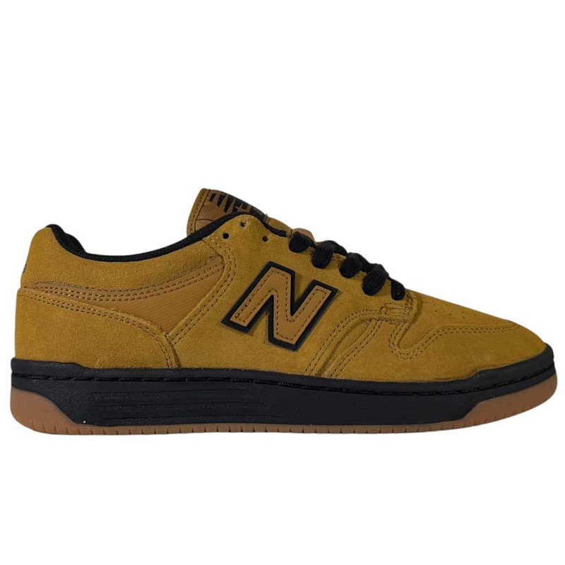 480 GDT New Balance Numeric Shoes  Suede Wheat Black 8.5