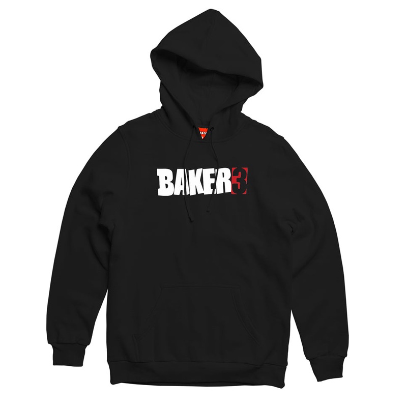 Baker Baker 3 Pullover Hooded Sweatshirt Black Medium