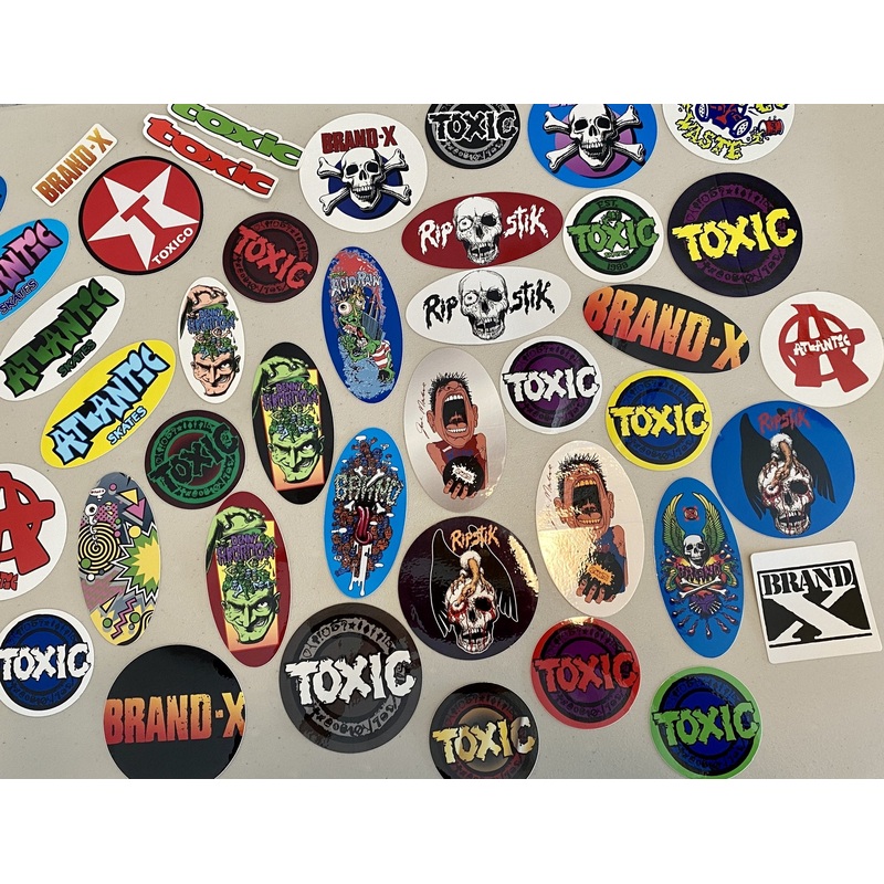 Brand X Skateboards 10x Assorted Sticker Pack