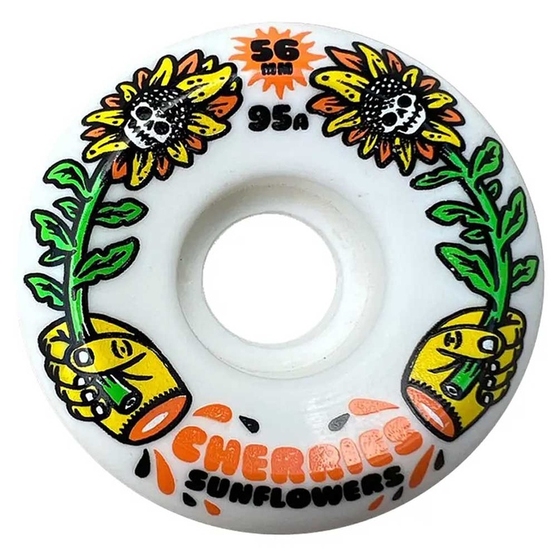Cherries Wheels Sunflowers 56mm95A Skateboard Wheels