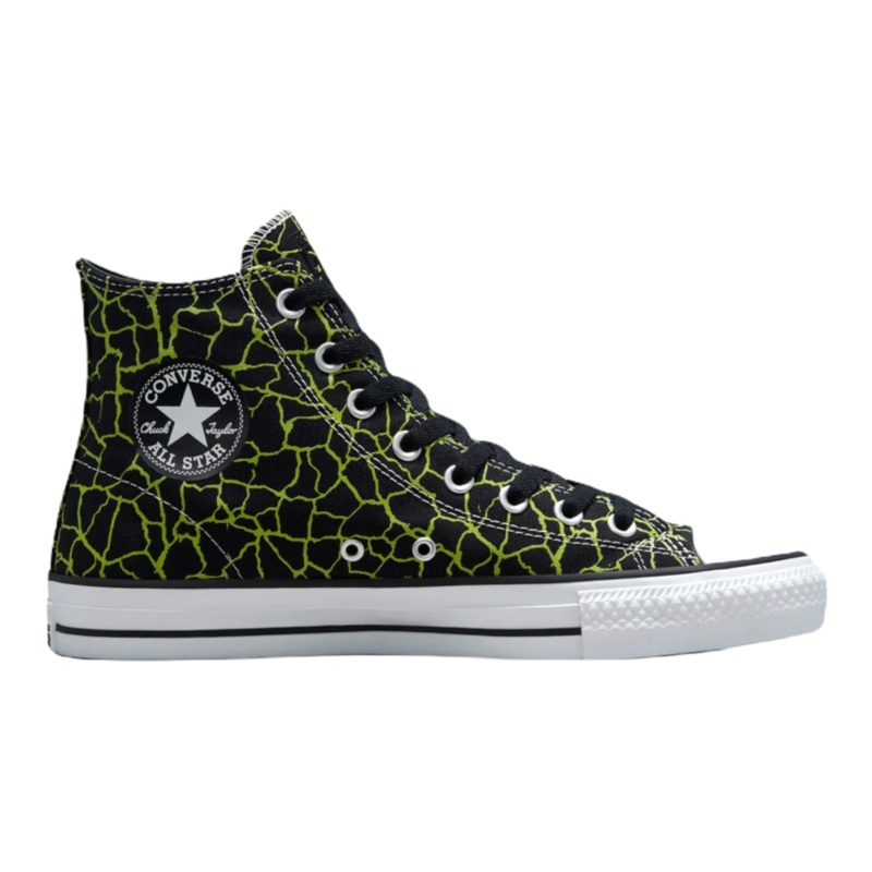 CONVERSE CONS CTAS PRO HI BLACK/LIME TWIST/WHITE 4.5