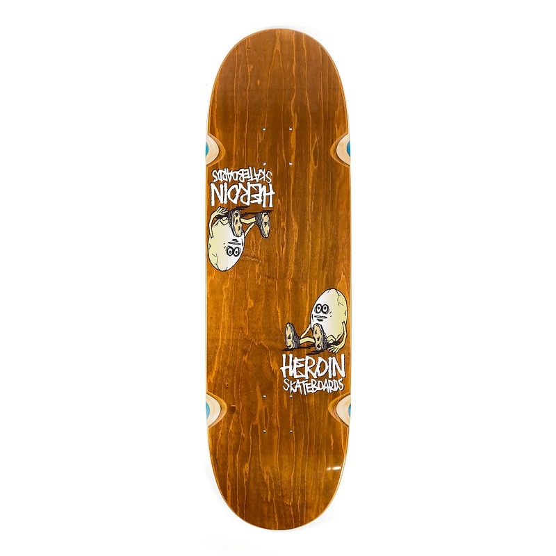 Heroin Skateboards – 9.25 – Symmetrical Deck – Brown
