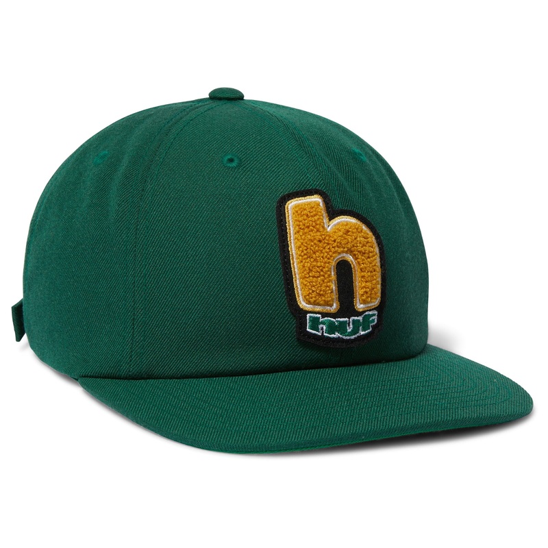 HUF Moab 6 Panel Hat Forest Green