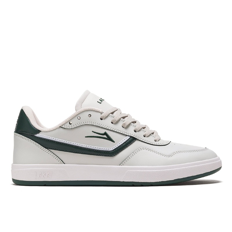 Lakai Terrace Leather Skate Shoes – Cream/Pine UK 7