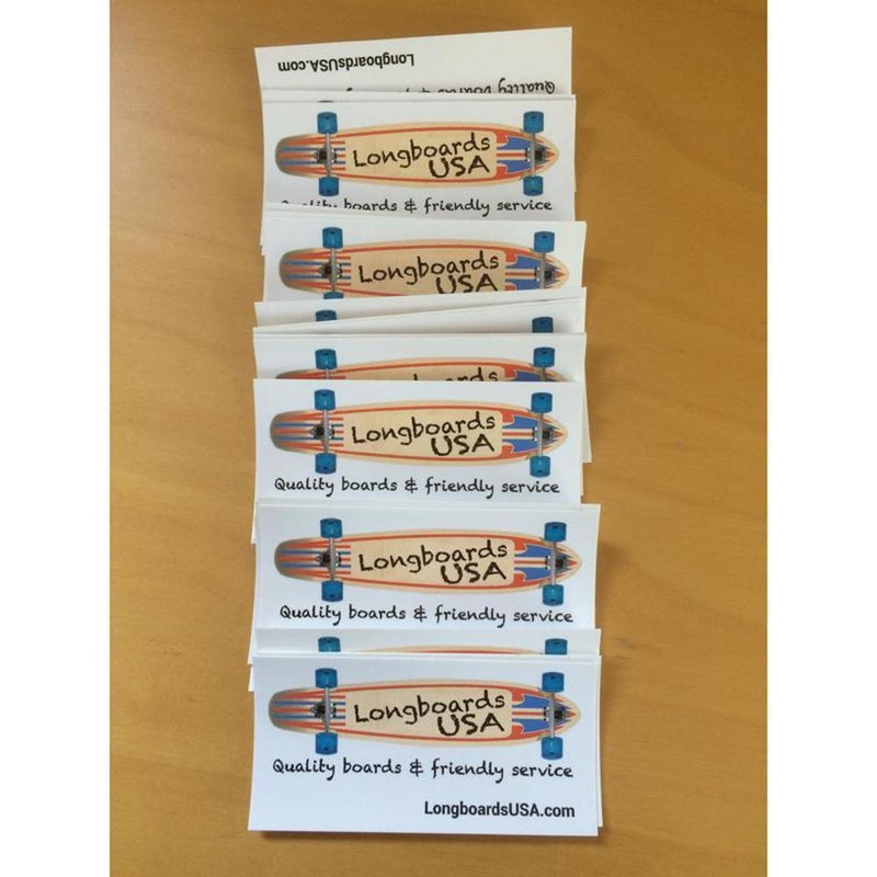 Longboards USA Longboard Skateboard Stickers