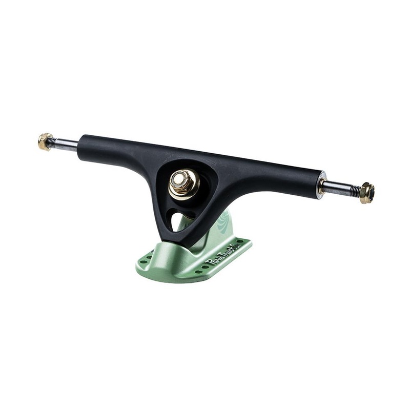Paris V3 180mm 50 Mix-Ups Black/Green Longboard Trucks | set of 2