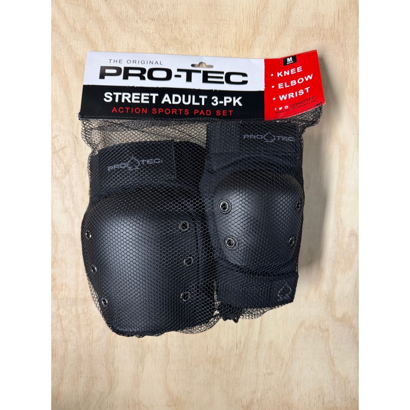 Pro-Tec Street ADULT 3 Pack – Black Small
