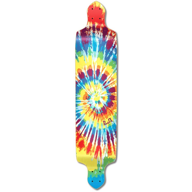 Punked Drop Down Tiedye Original Longboard Deck Deck