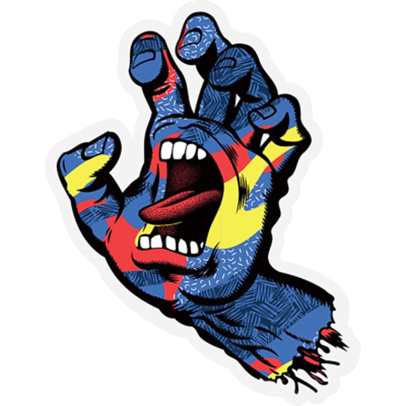 Santa Cruz Skateboards “Primary Hand” Sticker