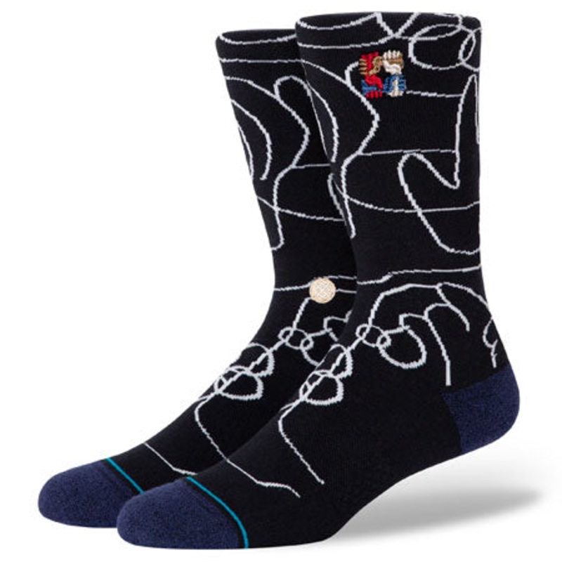 Stance Handsy Socks Black Medium