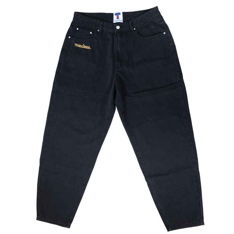 Traba G Baggy Denim Jeans (Black) 32